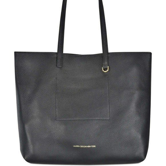 New York & Company Lauren Cecchi Leather Tote - Picture 1 of 5